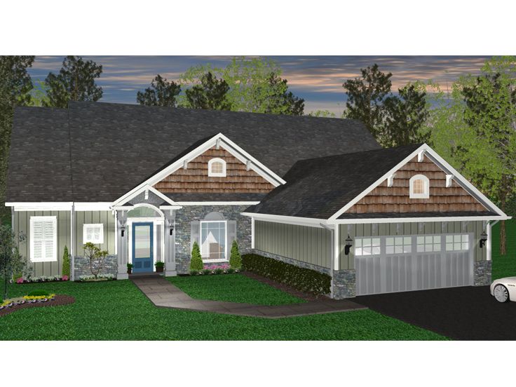 Craftsman House Plan, 049H-0010