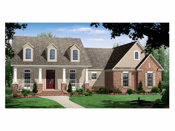 Country Home Plan, 001H-0102