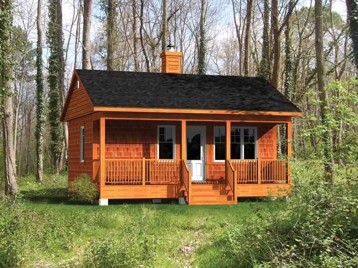 Vacation Cabin Plan, 072H-0180