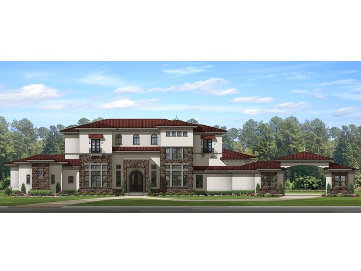 Premier Luxury House Plan: 064H-0093