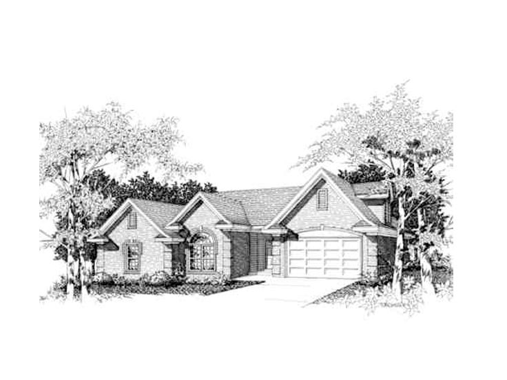 Traditional Home Plan, 061H-0048