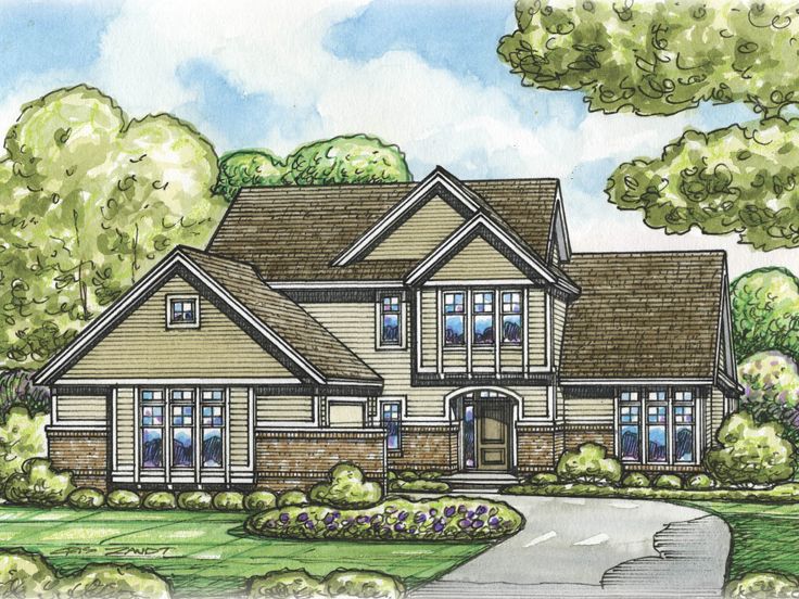 Two-Story House Plan, 031H-0341
