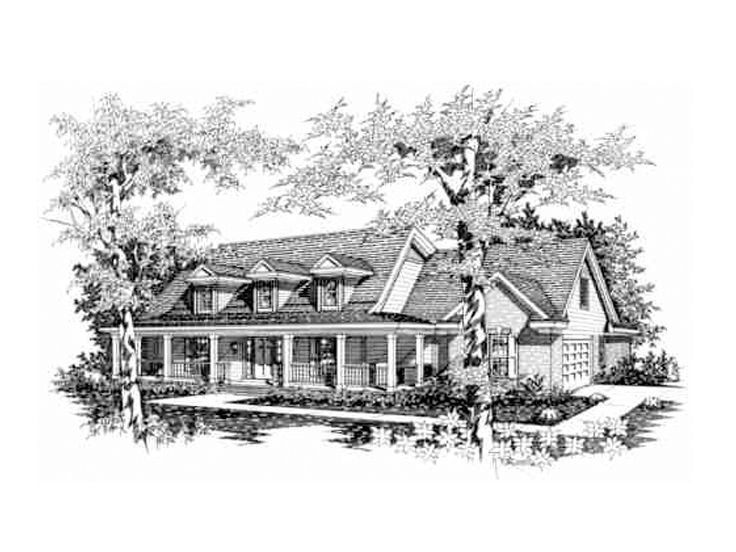 Two-Story Home Plan, 061H-0064