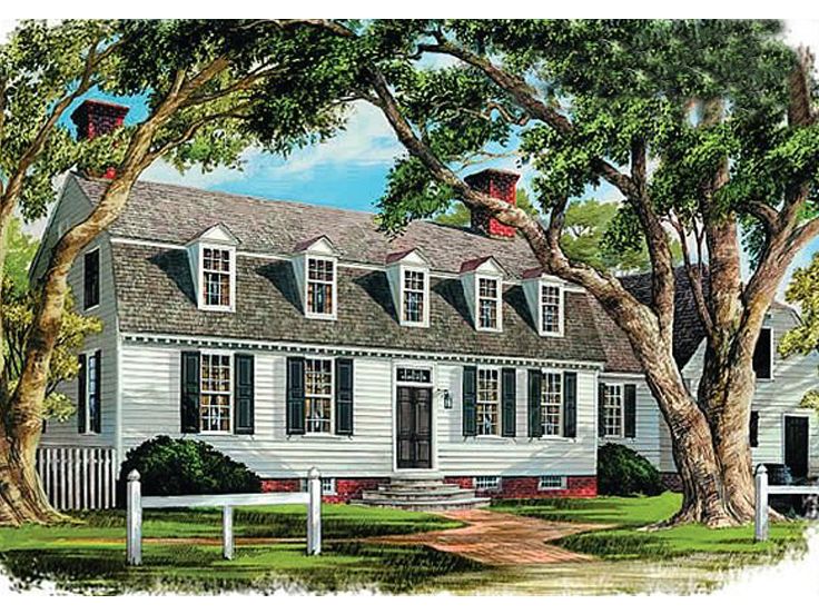 Cape Cod House Plan, 063H-0128