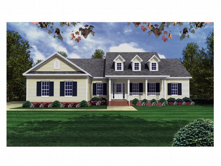 Country Home Plan, 001H-0061