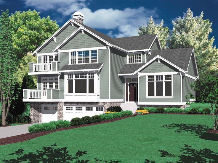 Craftsman House Plan, 034H-0337