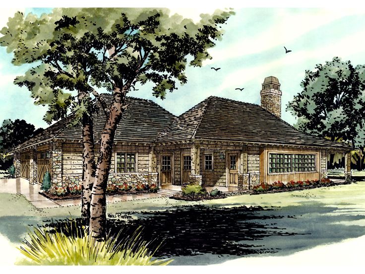 Vacation Home Plan, 066H-0023