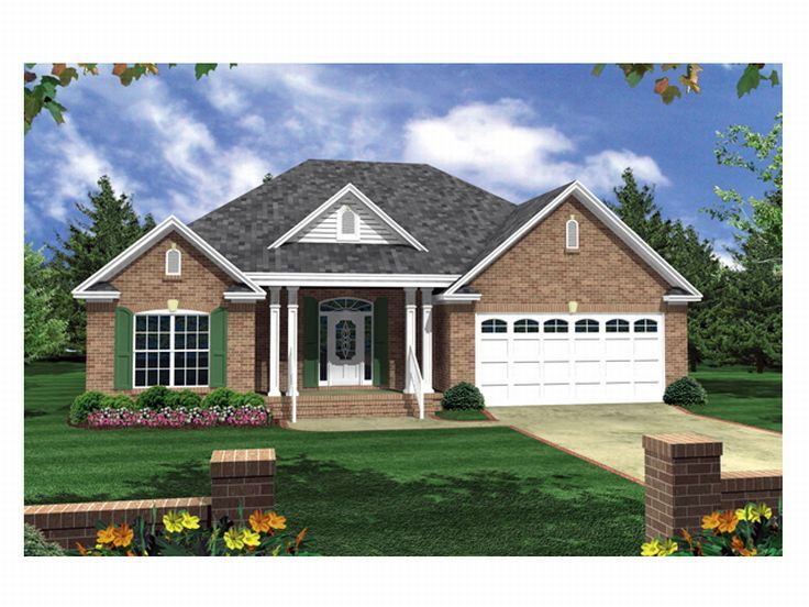 Traditional Home Plan, 001H-0028