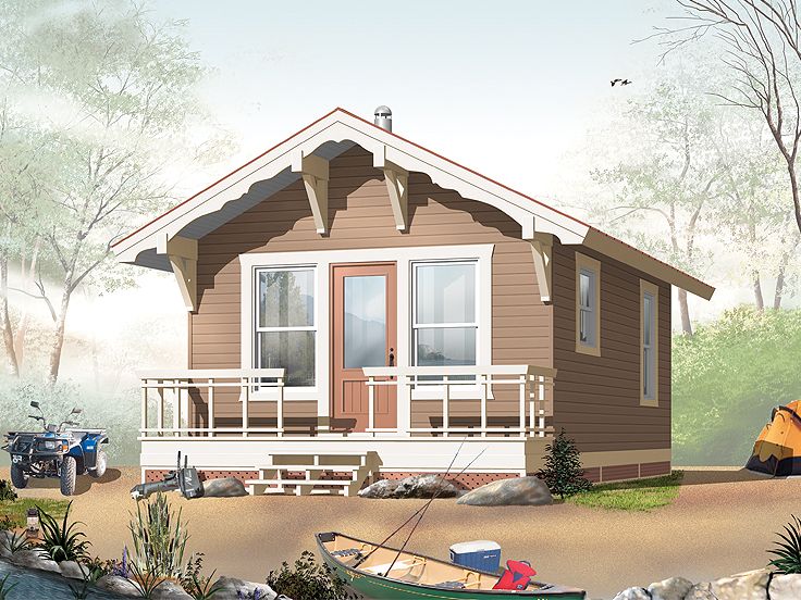 Vacation Home Plan, 027H-0152