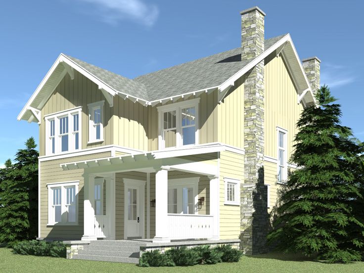 Two-Story House Plan, 052H-0130