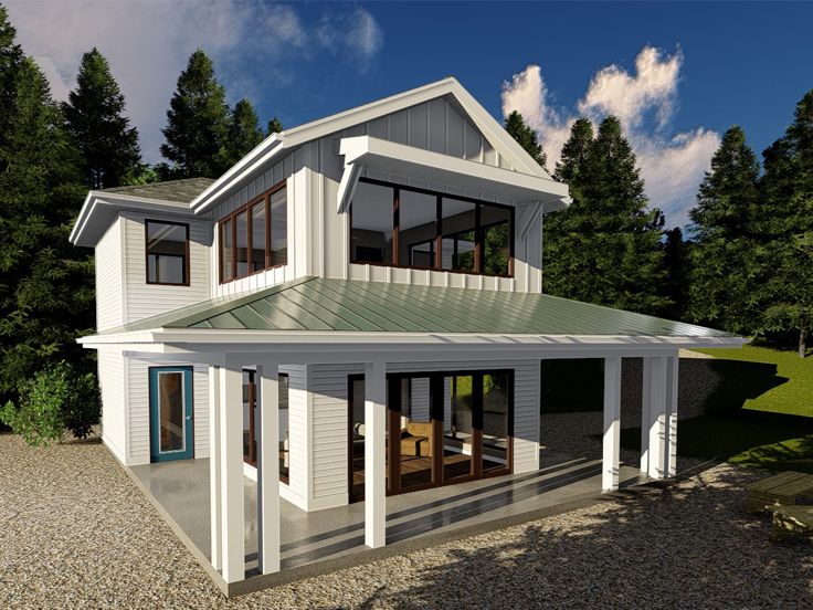 Vacation House Plan, 050H-0152