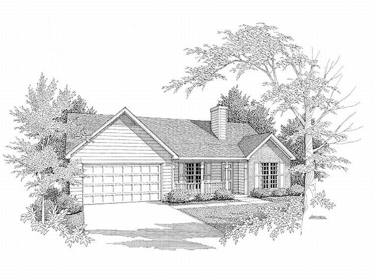 Traditional Home Plan, 019H-0045