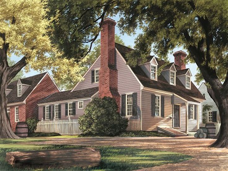 Colonial House Plan, 063H-0075