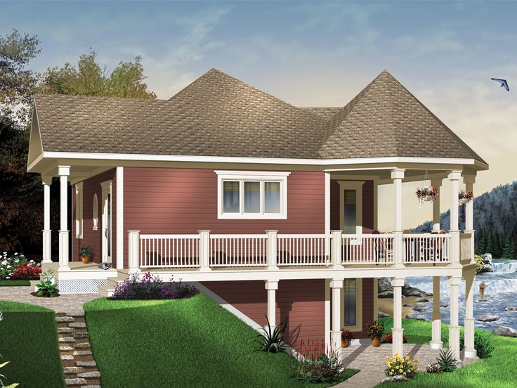 Vacation Home Plan, 027H-0389