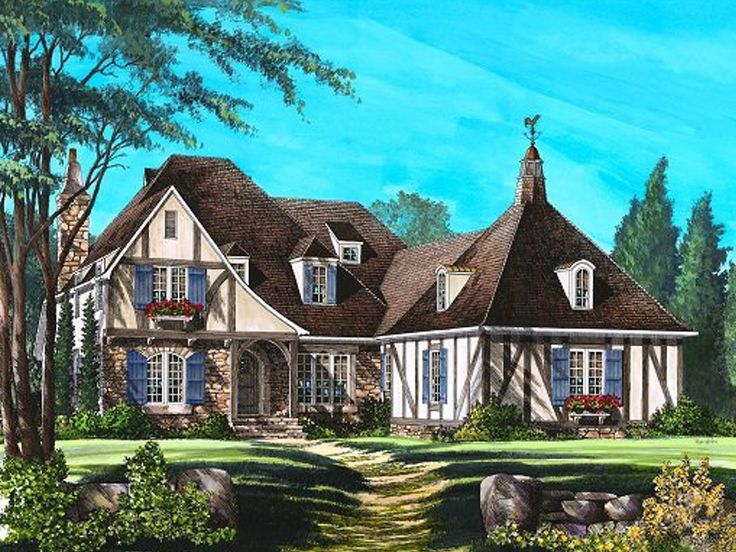 Tudor Home Design, 063H-0131