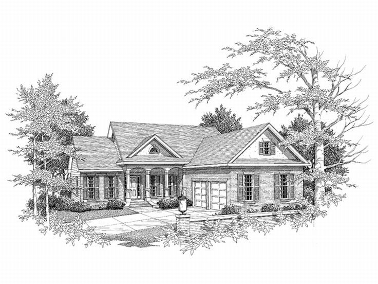 Ranch House Design, 019H-0149