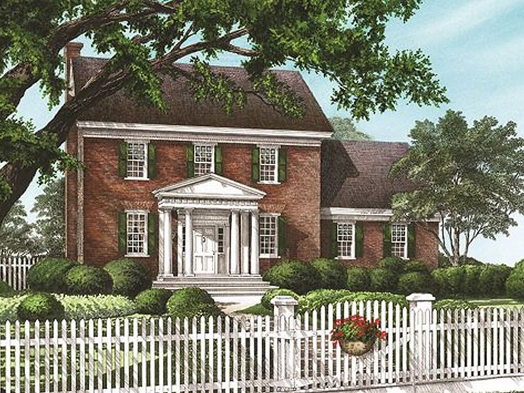 Colonial Home Plan, 063H-0198