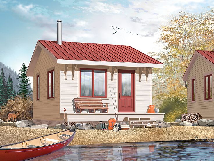 Cabin House Plan, 027H-0151