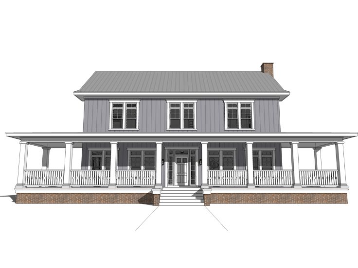 Country House Plan, 052H-0107
