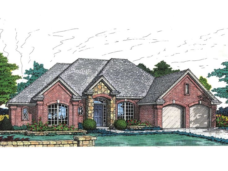 One-Story Home Plan, 002H-0014