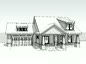 Bungalow House Plan, 020H-0231